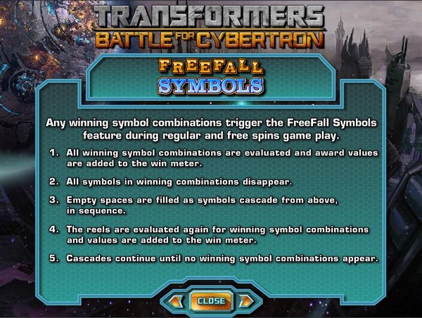 Gamble Your Spark Away On Transformers Battle For Cybertron Slot Machines  (2 of 6)